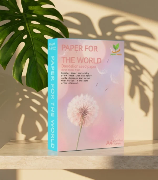 Dandelion seed paper